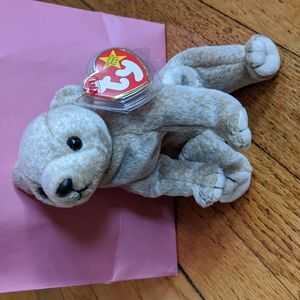 Beanie Baby Plush Bear Almond 1999